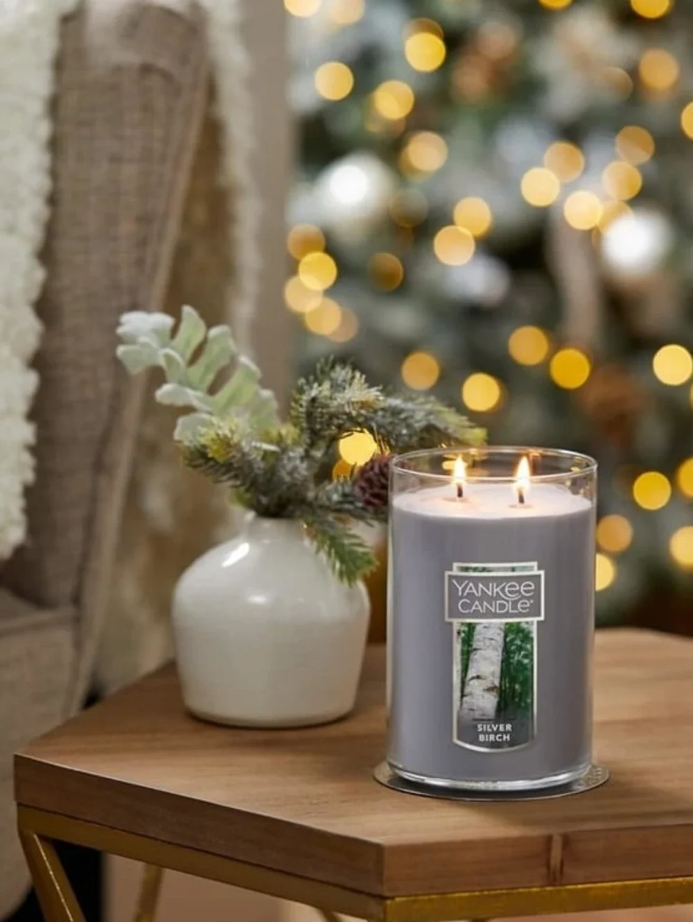 Yankee Candle Silver Birch 2 Wick Candle